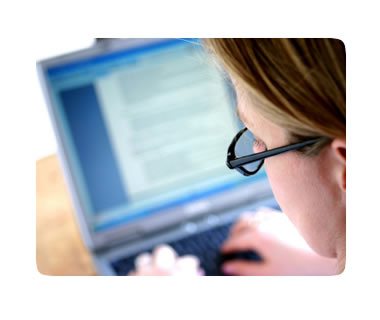 Webmaster making a change to a website